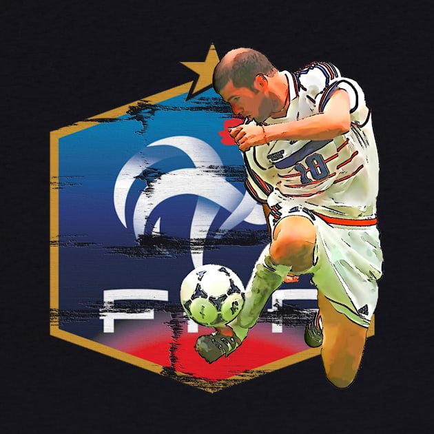 zinedine zidane by jeannete